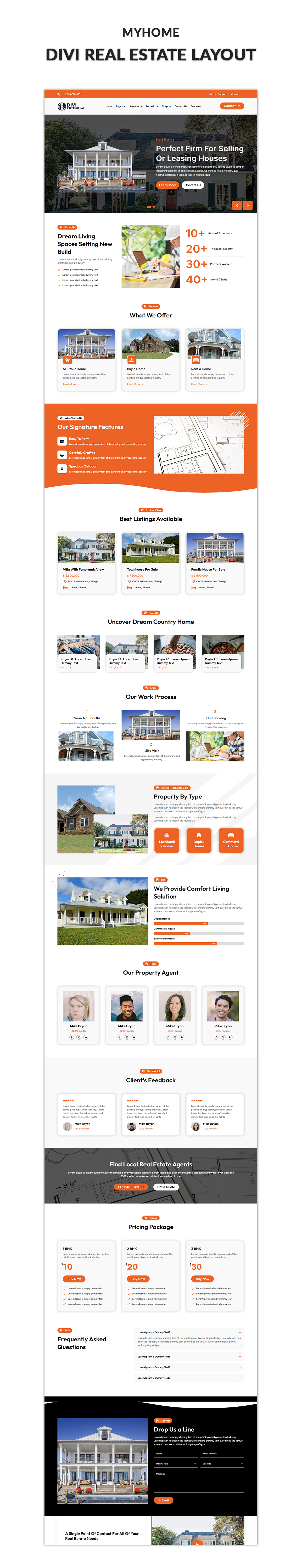 03 Divi Real Estate Layout Showcase Divi Beauty Salon Layout